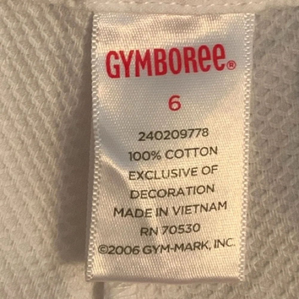 Vintage Gymboree Parisian Rose Embroidered Lace Cropped Pants Pink White Size 6